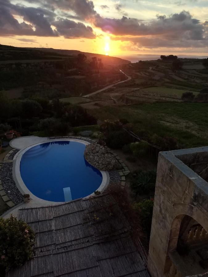 Dar Ta' Xmun - Idyllic Farmhouse With Pool, Garden, Seaview & Sunset San Lawrenz Εξωτερικό φωτογραφία